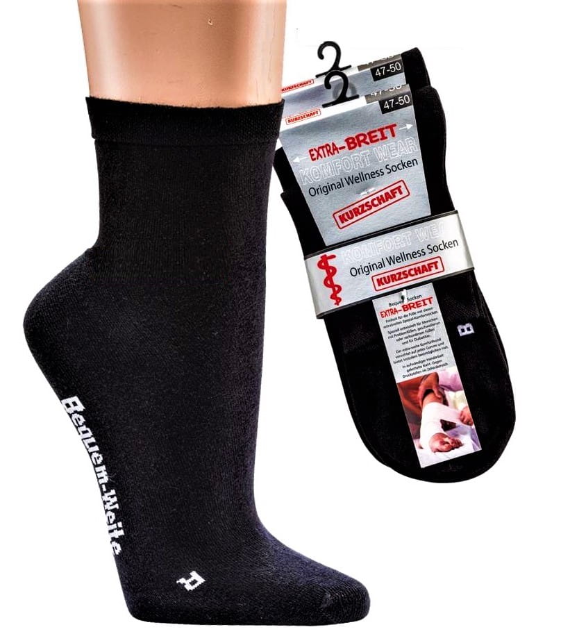 Skarpety bawełniane z Extra luźnym i szerokim ściągaczem oraz krótką cholewką