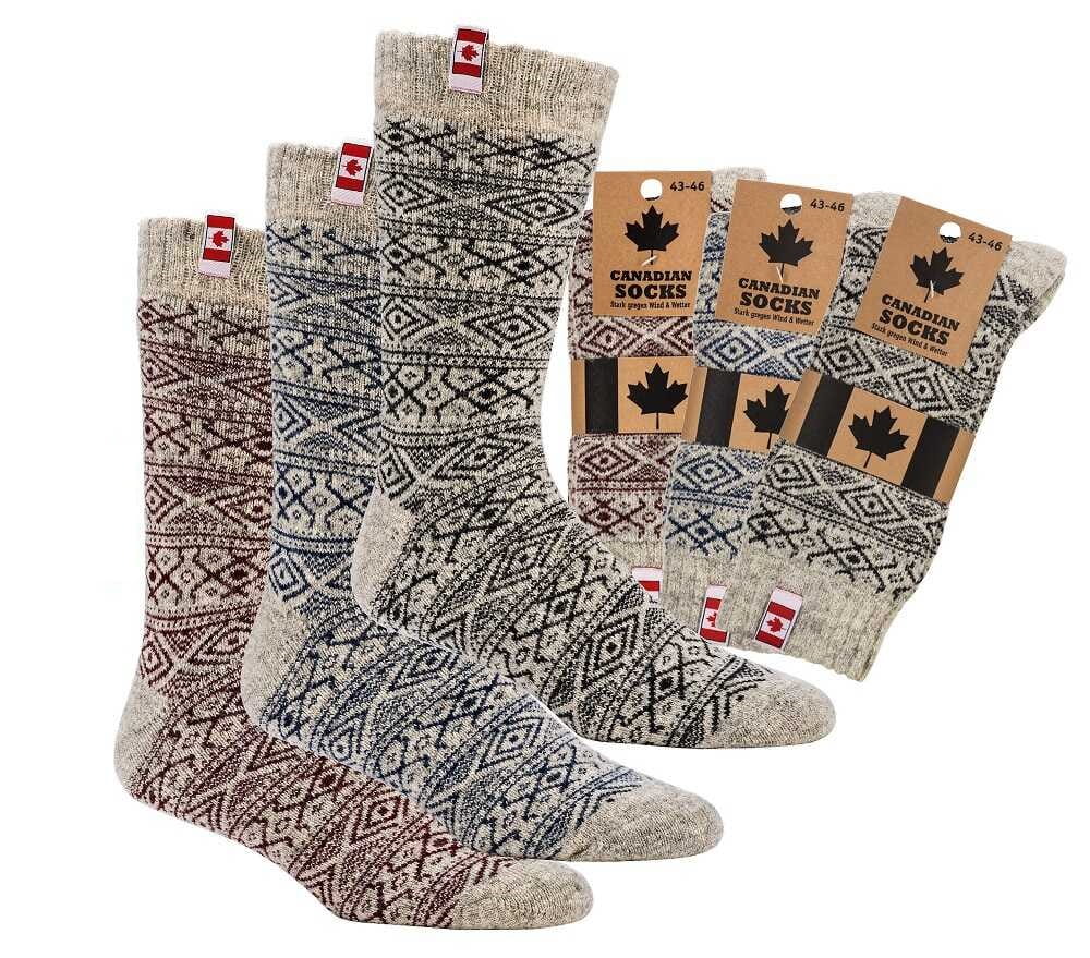 Skarpetki Wełniane SOCKS 4 FUN  Kanadyjskie